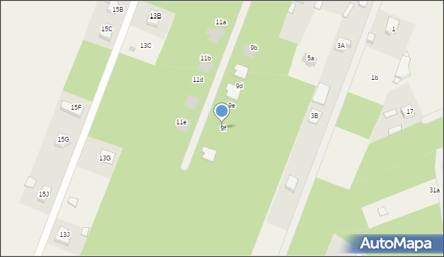 Skrzeszew, Nowodworska, 9g, mapa Skrzeszew