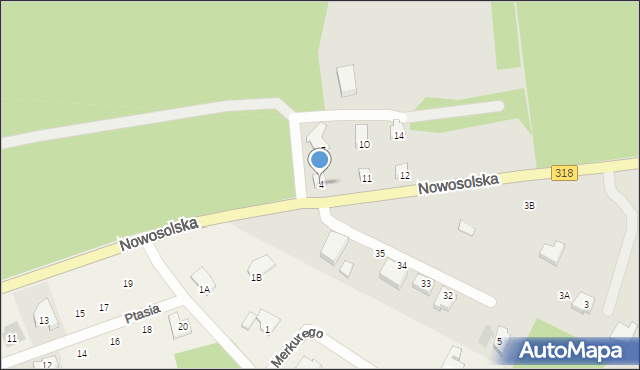 Sława, Nowosolska, 4, mapa Sława