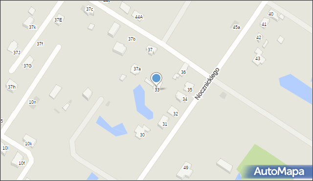 Słubice, Nocznickiego Tomasza, 33, mapa Słubice