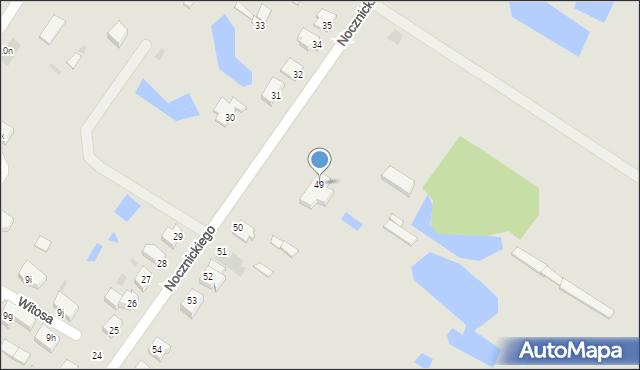 Słubice, Nocznickiego Tomasza, 49, mapa Słubice