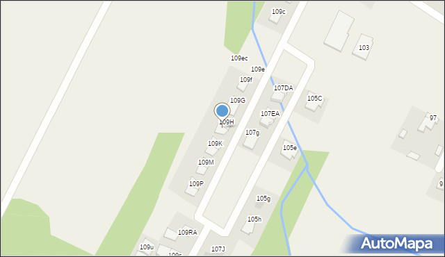 Słupno, Norwida Cypriana Kamila, 109J, mapa Słupno