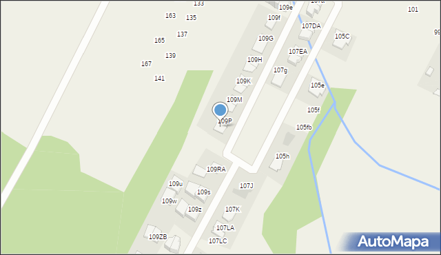 Słupno, Norwida Cypriana Kamila, 109R, mapa Słupno