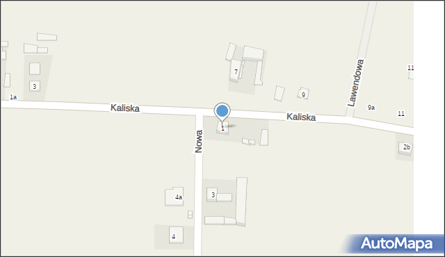 Śmiłów, Nowa, 1, mapa Śmiłów