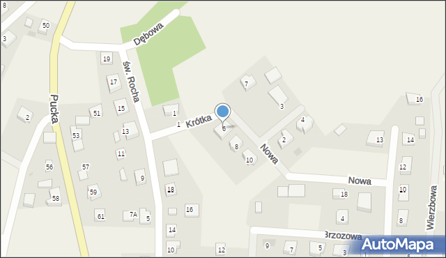 Smolno, Nowa, 6, mapa Smolno