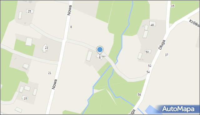 Smyków, Nowa, 6, mapa Smyków