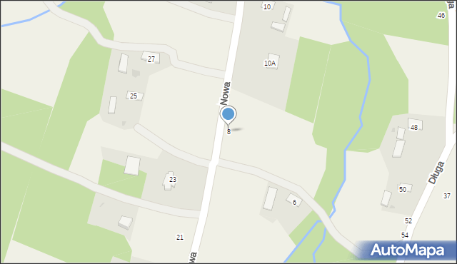 Smyków, Nowa, 8, mapa Smyków