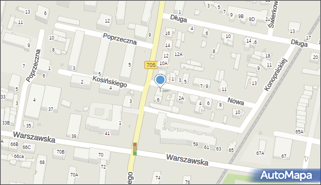 Sochaczew, Nowa, 2, mapa Sochaczew