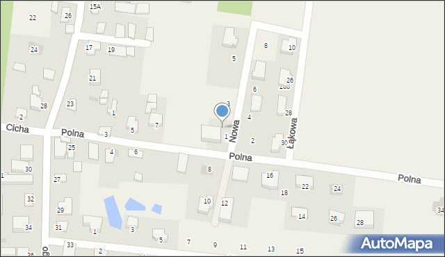 Sochonie, Nowa, 1A, mapa Sochonie