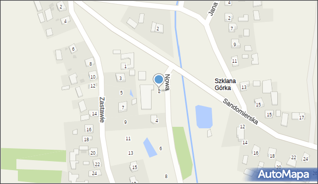Sokolniki, Nowa, 2, mapa Sokolniki