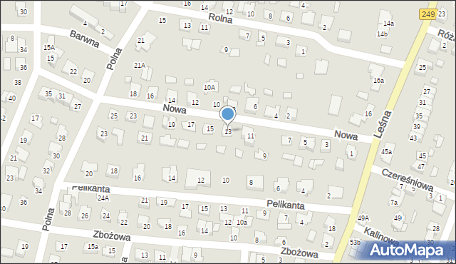 Solec Kujawski, Nowa, 13, mapa Solec Kujawski