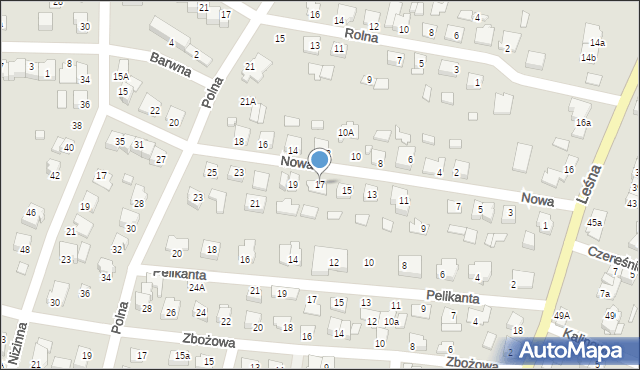 Solec Kujawski, Nowa, 17, mapa Solec Kujawski