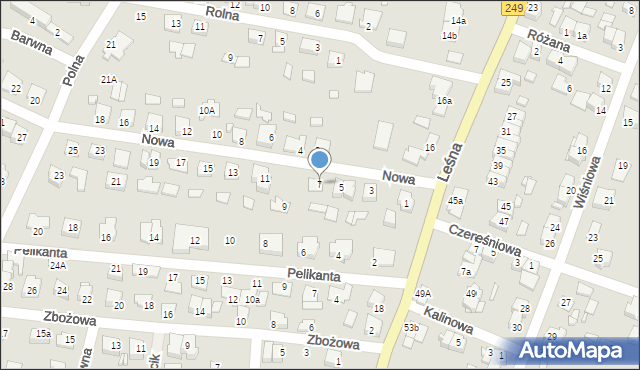 Solec Kujawski, Nowa, 7, mapa Solec Kujawski