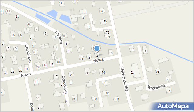 Sońsk, Nowa, 4, mapa Sońsk
