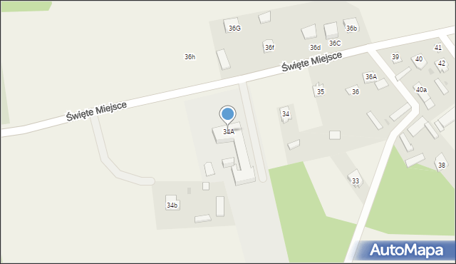 Stara Krępa, Nowa Krępa, 34A, mapa Stara Krępa