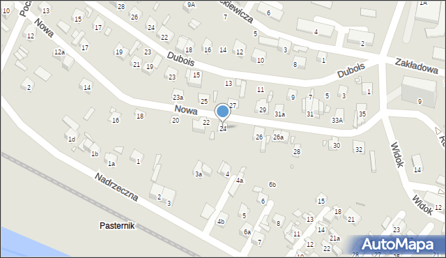 Starachowice, Nowa, 24, mapa Starachowic