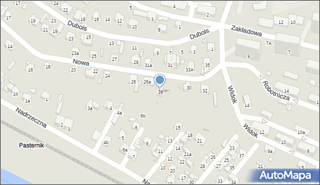 Starachowice, Nowa, 28, mapa Starachowic