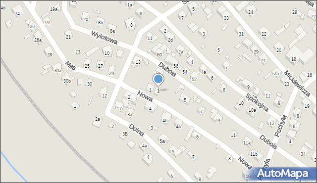 Starachowice, Nowa, 3, mapa Starachowic