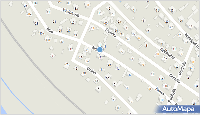 Starachowice, Nowa, 4, mapa Starachowic