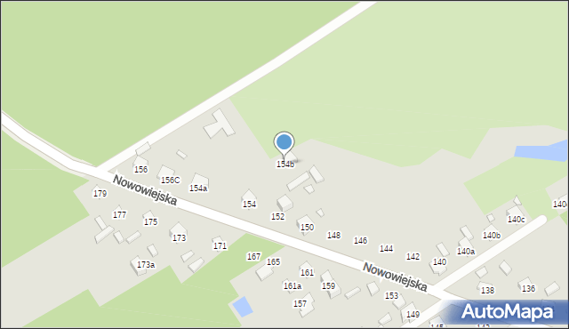 Starachowice, Nowowiejska, 154b, mapa Starachowic