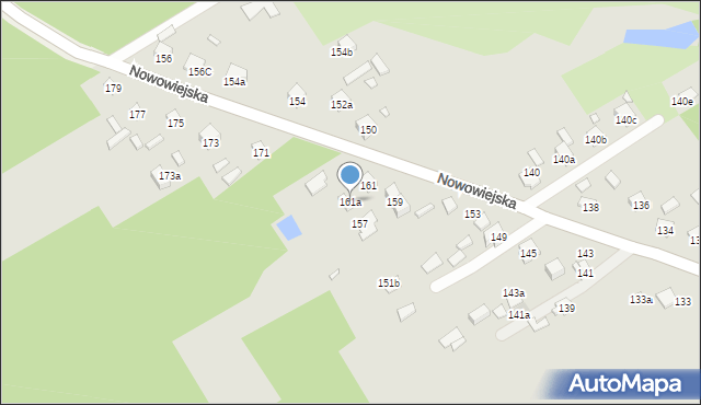 Starachowice, Nowowiejska, 161a, mapa Starachowic