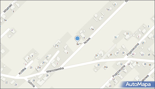 Stare Siołkowice, Nowa, 3a, mapa Stare Siołkowice