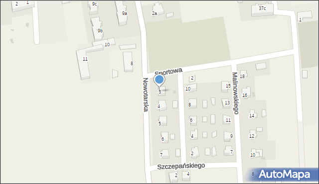 Stary Targ, Nowotarska, 3, mapa Stary Targ