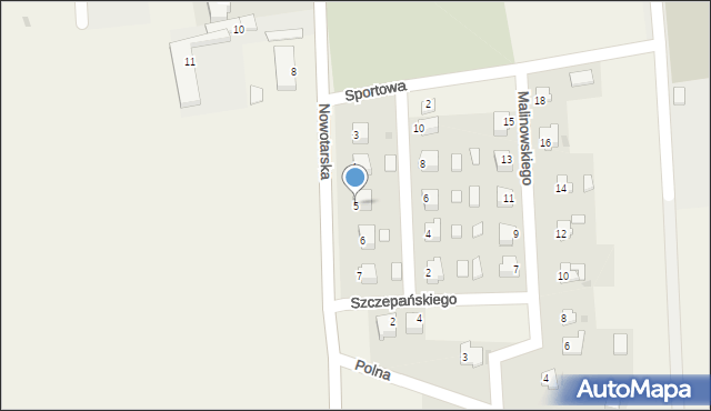 Stary Targ, Nowotarska, 5, mapa Stary Targ