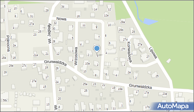 Stegna, Nowa, 3, mapa Stegna