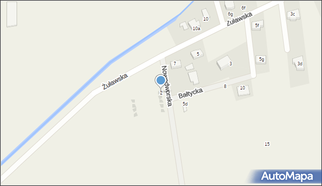 Stegna, Nowodworska, 2, mapa Stegna