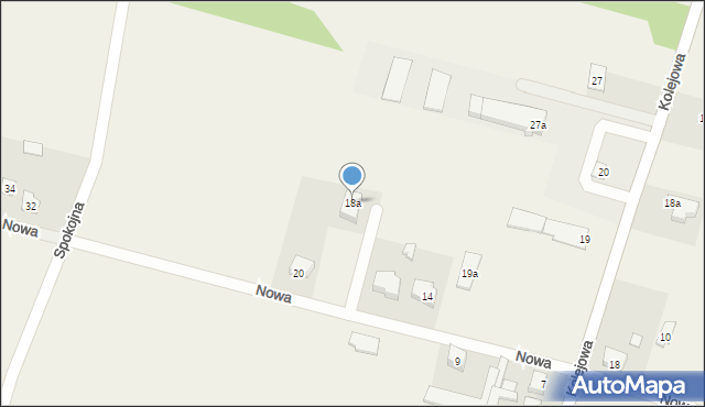 Stoczek, Nowa, 18a, mapa Stoczek