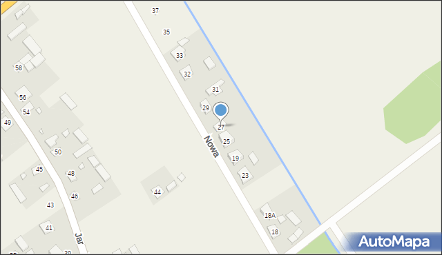 Strachówka, Nowa, 27, mapa Strachówka