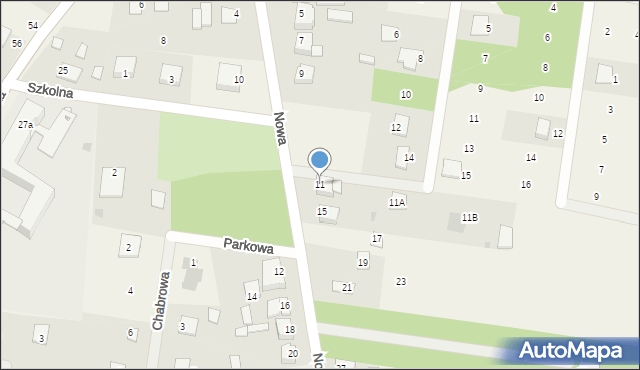 Stromiec, Nowa, 11, mapa Stromiec