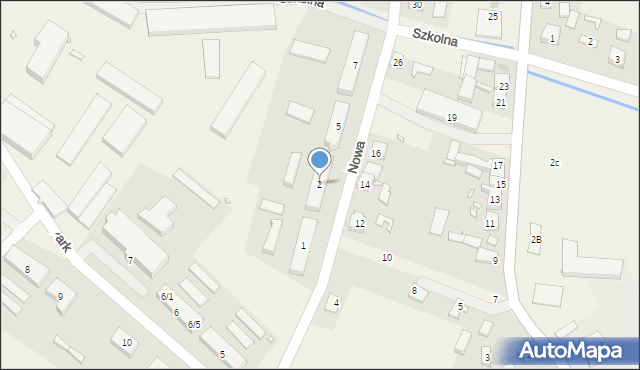 Strykowo, Nowa, 3, mapa Strykowo