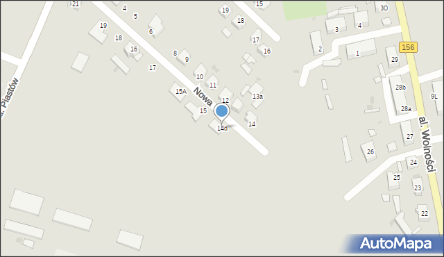 Strzelce Krajeńskie, Nowa, 14d, mapa Strzelce Krajeńskie