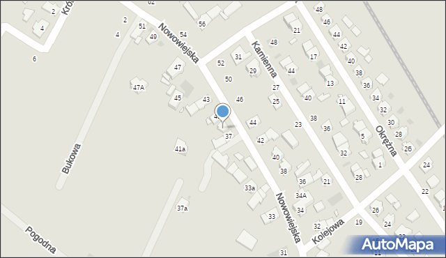 Strzelce Opolskie, Nowowiejska, 39, mapa Strzelce Opolskie