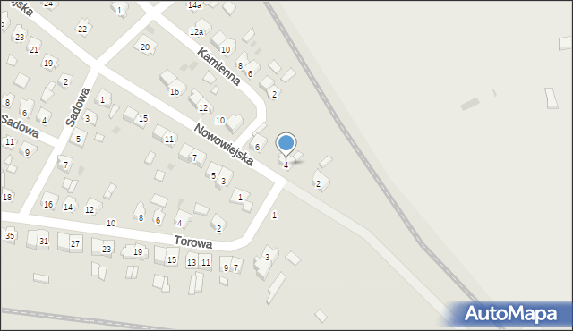 Strzelce Opolskie, Nowowiejska, 4, mapa Strzelce Opolskie