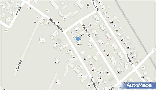 Strzelce Opolskie, Nowowiejska, 46, mapa Strzelce Opolskie