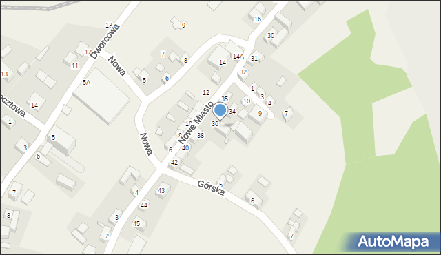 Sulików, Nowe Miasto, 37, mapa Sulików