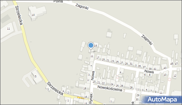 Sulmierzyce, Nowa, 13, mapa Sulmierzyce