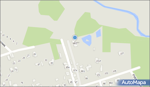 Supraśl, Nowy Świat, 99/2, mapa Supraśl