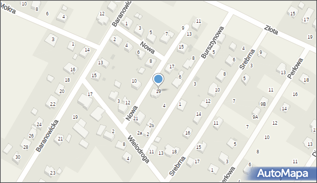 Suszec, Nowa, 19, mapa Suszec