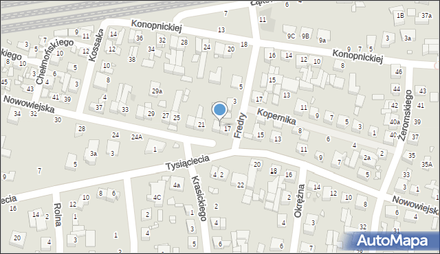 Swarzędz, Nowowiejska, 19, mapa Swarzędz