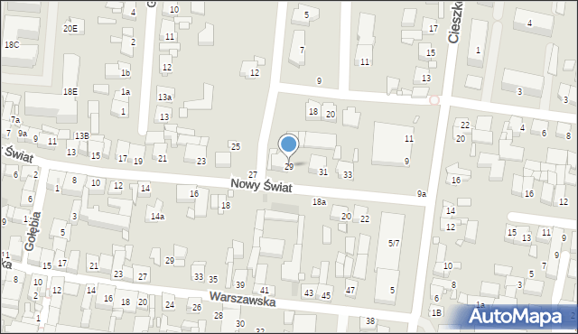 Swarzędz, Nowy Świat, 29, mapa Swarzędz
