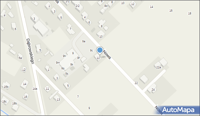 Święta Katarzyna, Nowa, 11A, mapa Święta Katarzyna