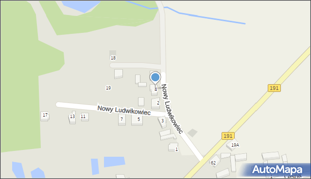 Szamocin, Nowy Ludwikowiec, 4, mapa Szamocin