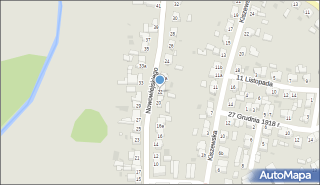 Szamotuły, Nowowiejskiego Feliksa, 22, mapa Szamotuły