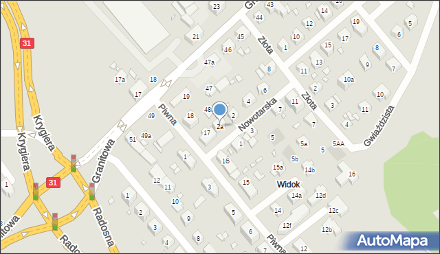 Szczecin, Nowotarska, 2a, mapa Szczecina