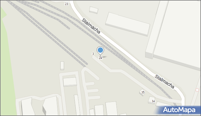 Szczecin, Nocznickiego Tomasza, 24, mapa Szczecina