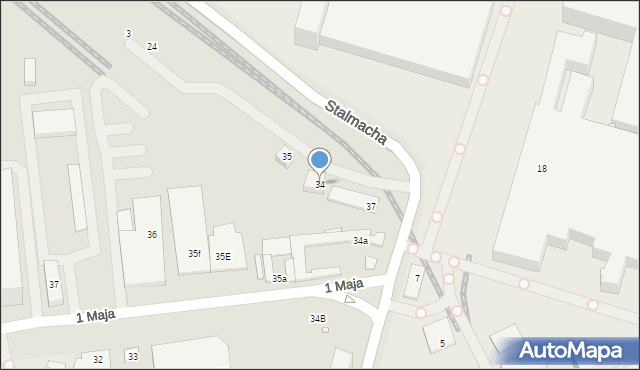 Szczecin, Nocznickiego Tomasza, 34, mapa Szczecina