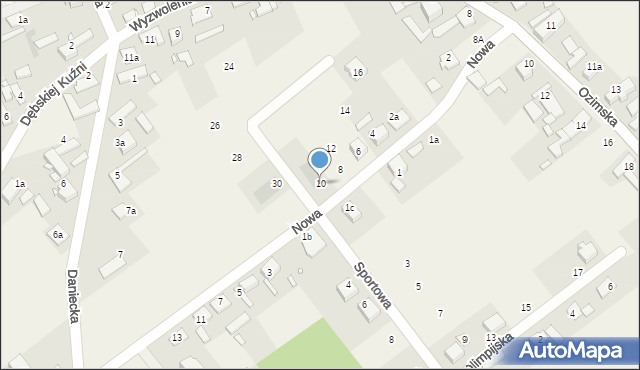 Szczedrzyk, Nowa, 10, mapa Szczedrzyk